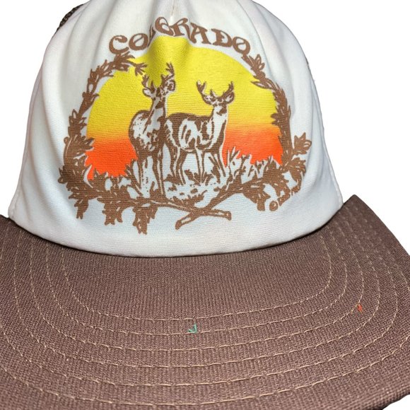 Lot of 4 Vintage Baseball Caps Mesh Snapback Closures - Picture 3 of 5